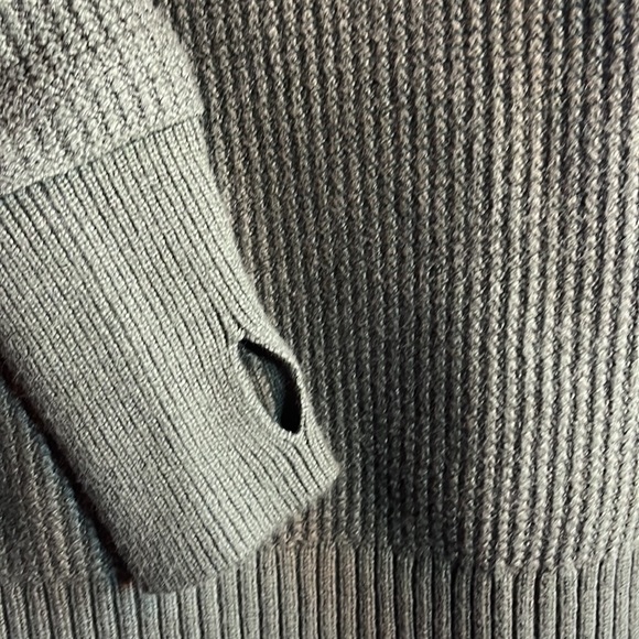 Market & Spruce Sharon Cowl Neck Waffle Stitch Sweater - Picture 6 of 8